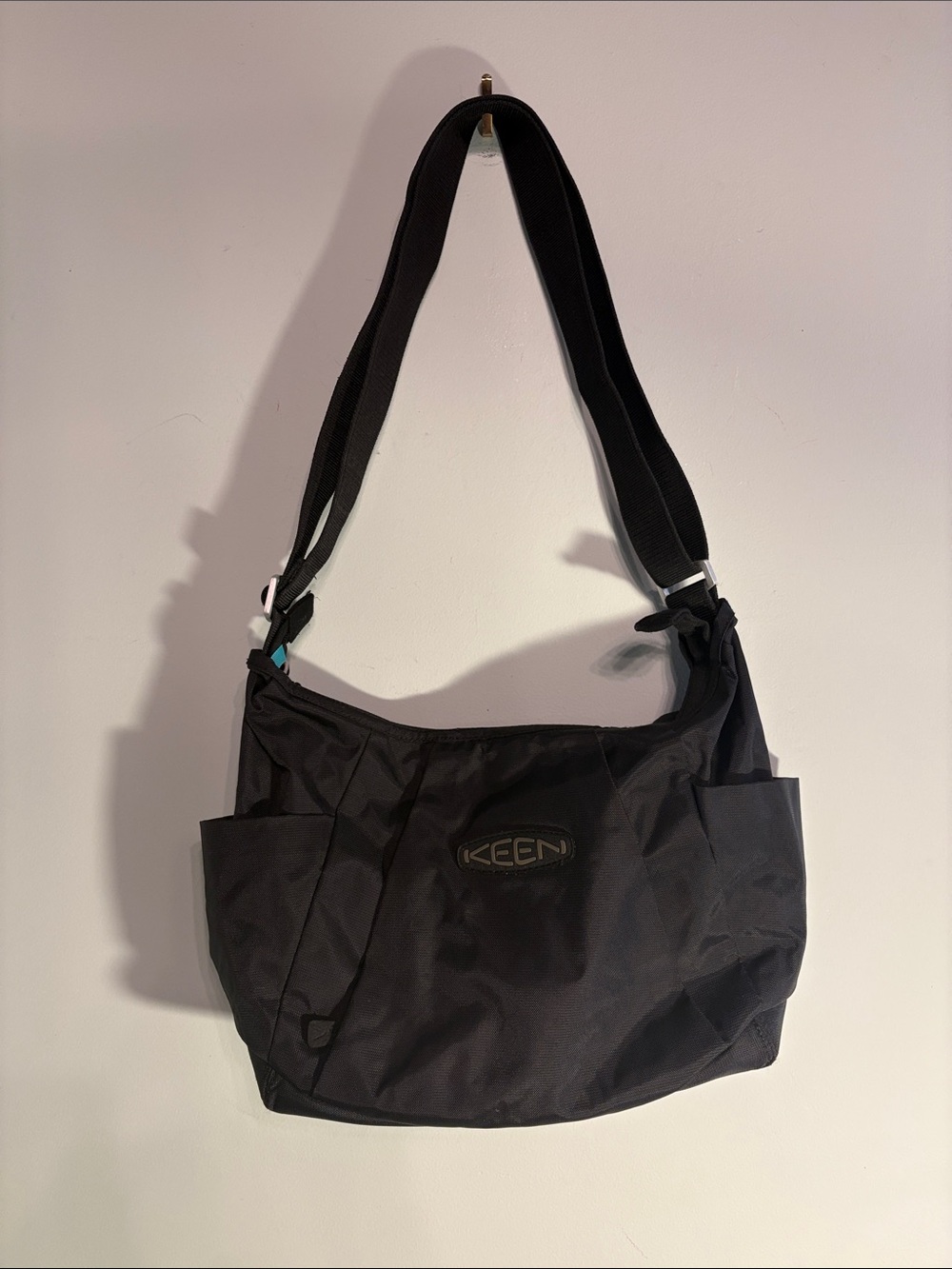 Keen Black Canvas Crossbody Bag